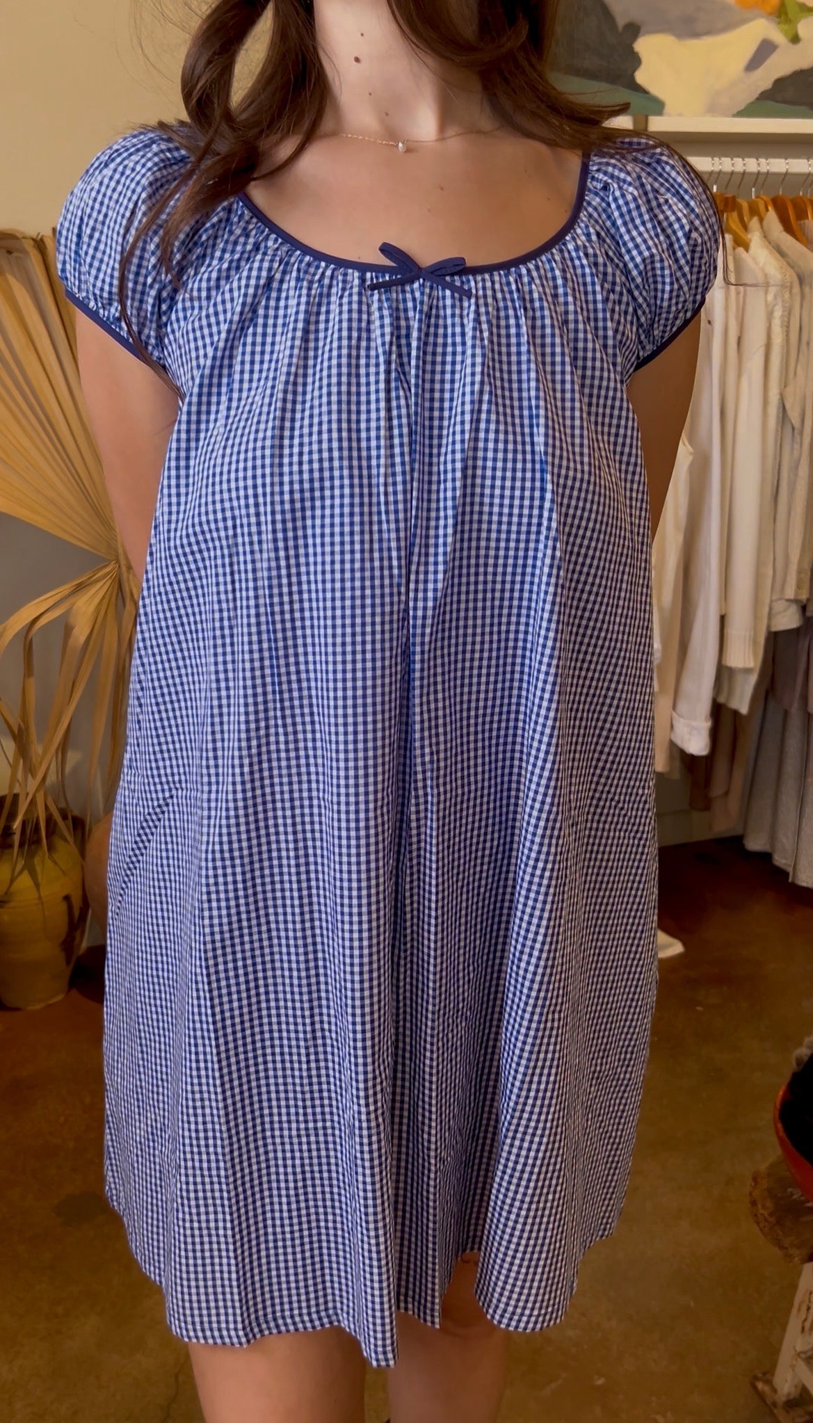Cassie Gingham Dress