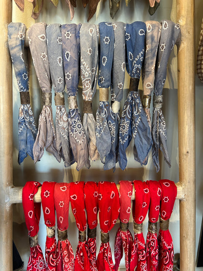 Sun Bandanas w/ Cowhide Slides