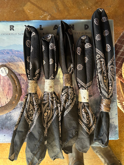 Sun Bandanas w/ Cowhide Slides
