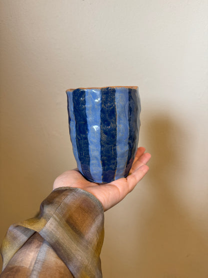 Shop Maybe Blue Striped Vases