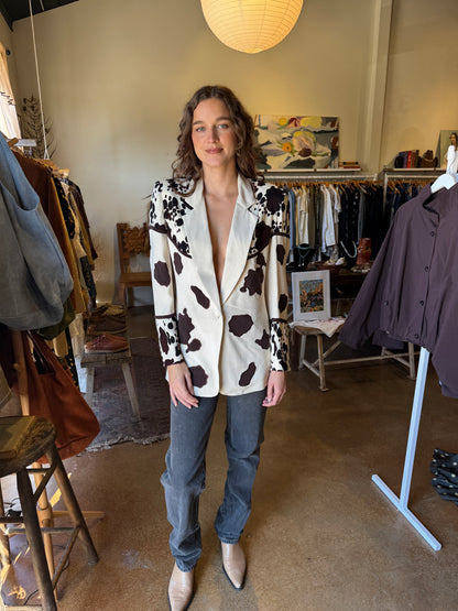 Lew Magram Cowhide Blazer