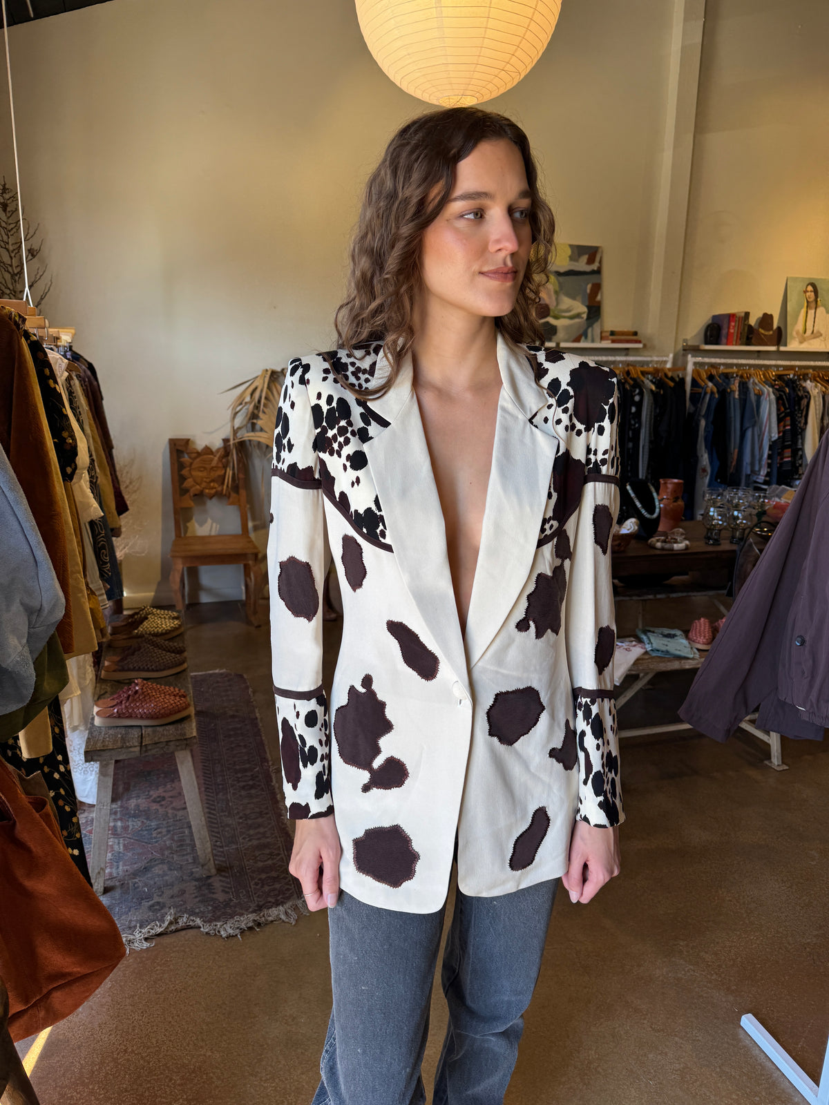 Lew Magram Cowhide Blazer