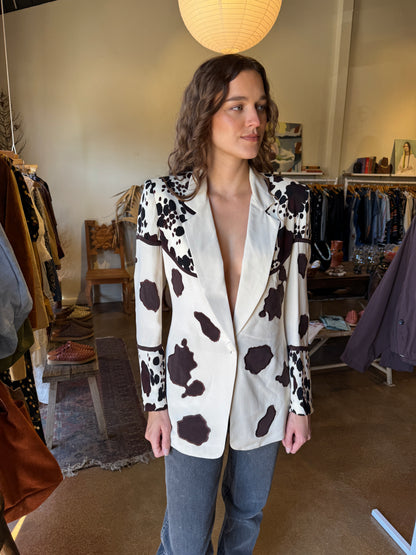 Lew Magram Cowhide Blazer