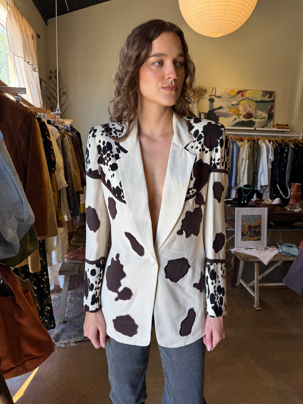 Lew Magram Cowhide Blazer