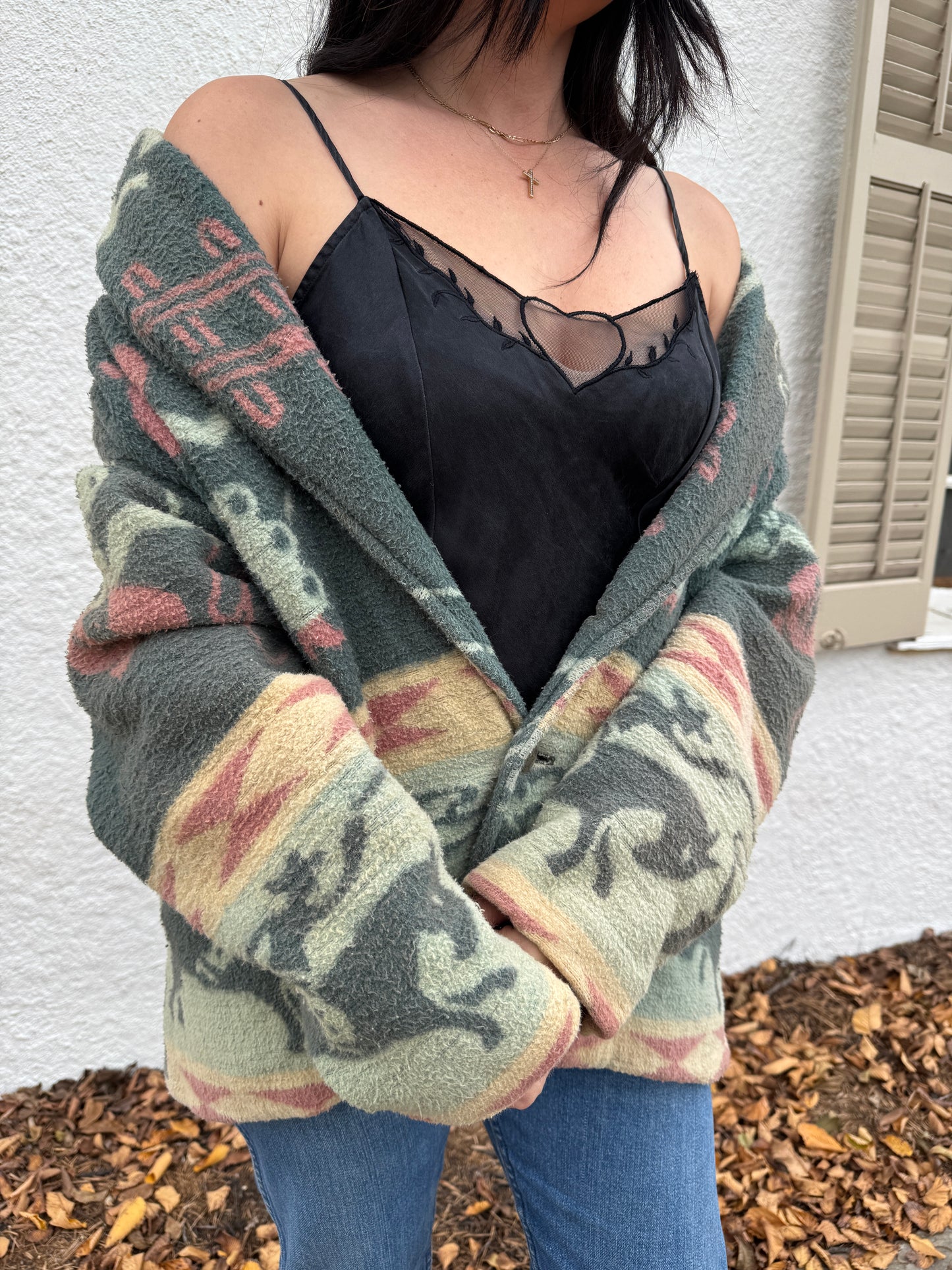Victoria's Secret Black Silk Heart Tank