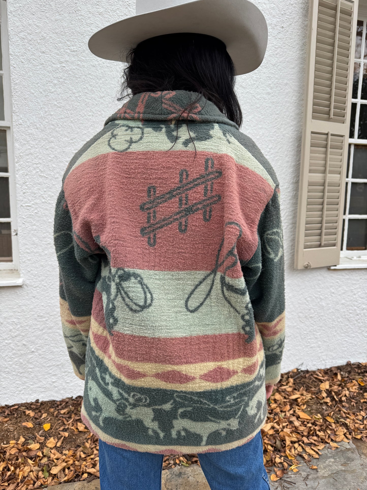 Green Cowboy Quilt Coat