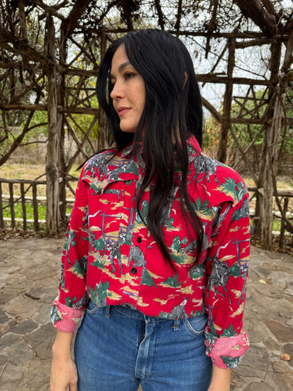 Red Western Shirt