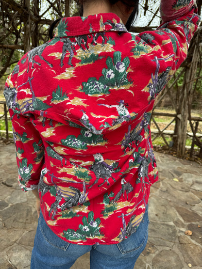 Red Western Shirt
