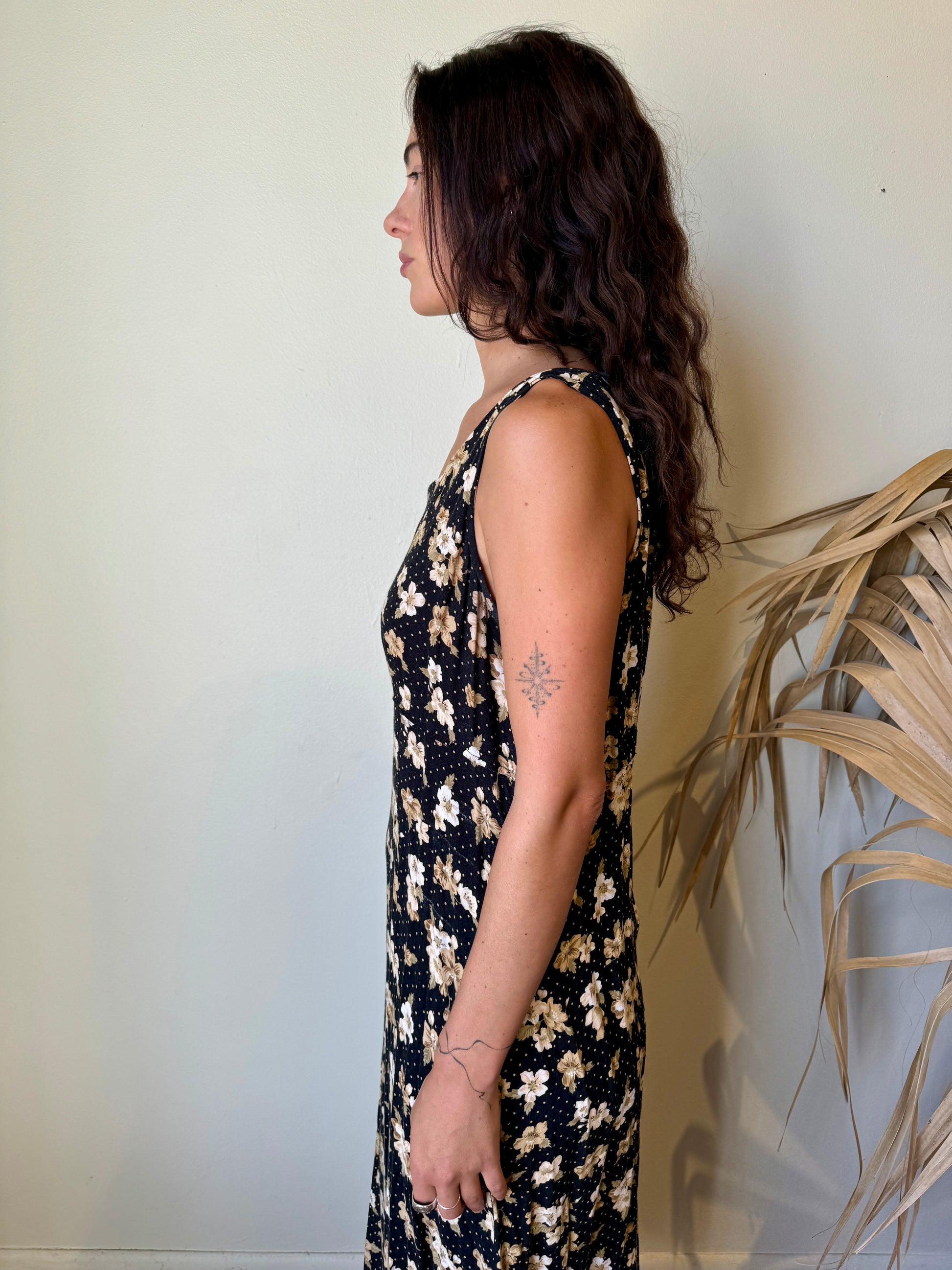 90s Floral Maxi Dress Honey Hill Market 90s Floral Maxi Dress Honey Hill Market