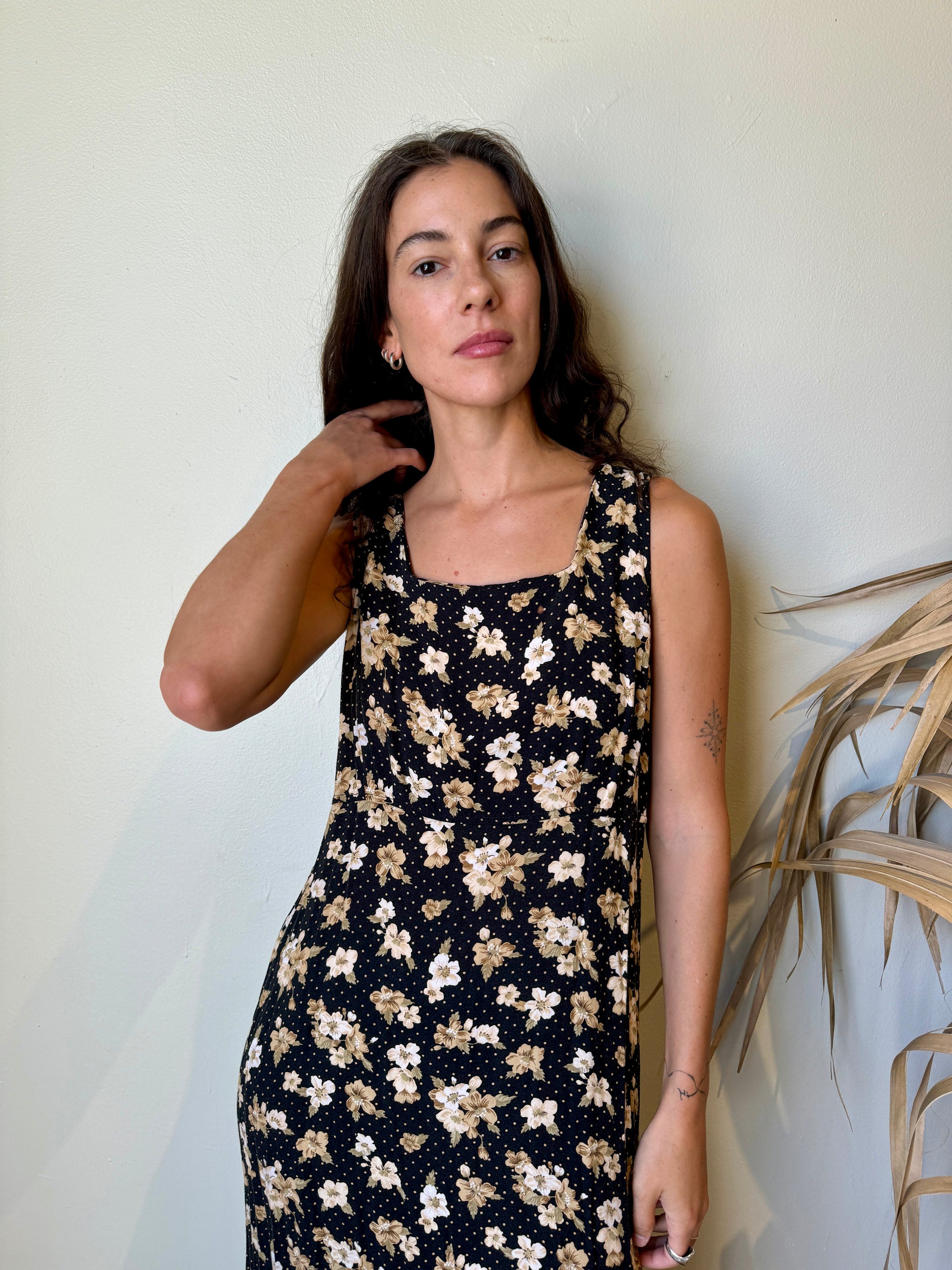 90s Floral Maxi Dress – Honey Hill Market