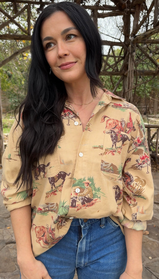 Ralph Lauren Western Print Shirt