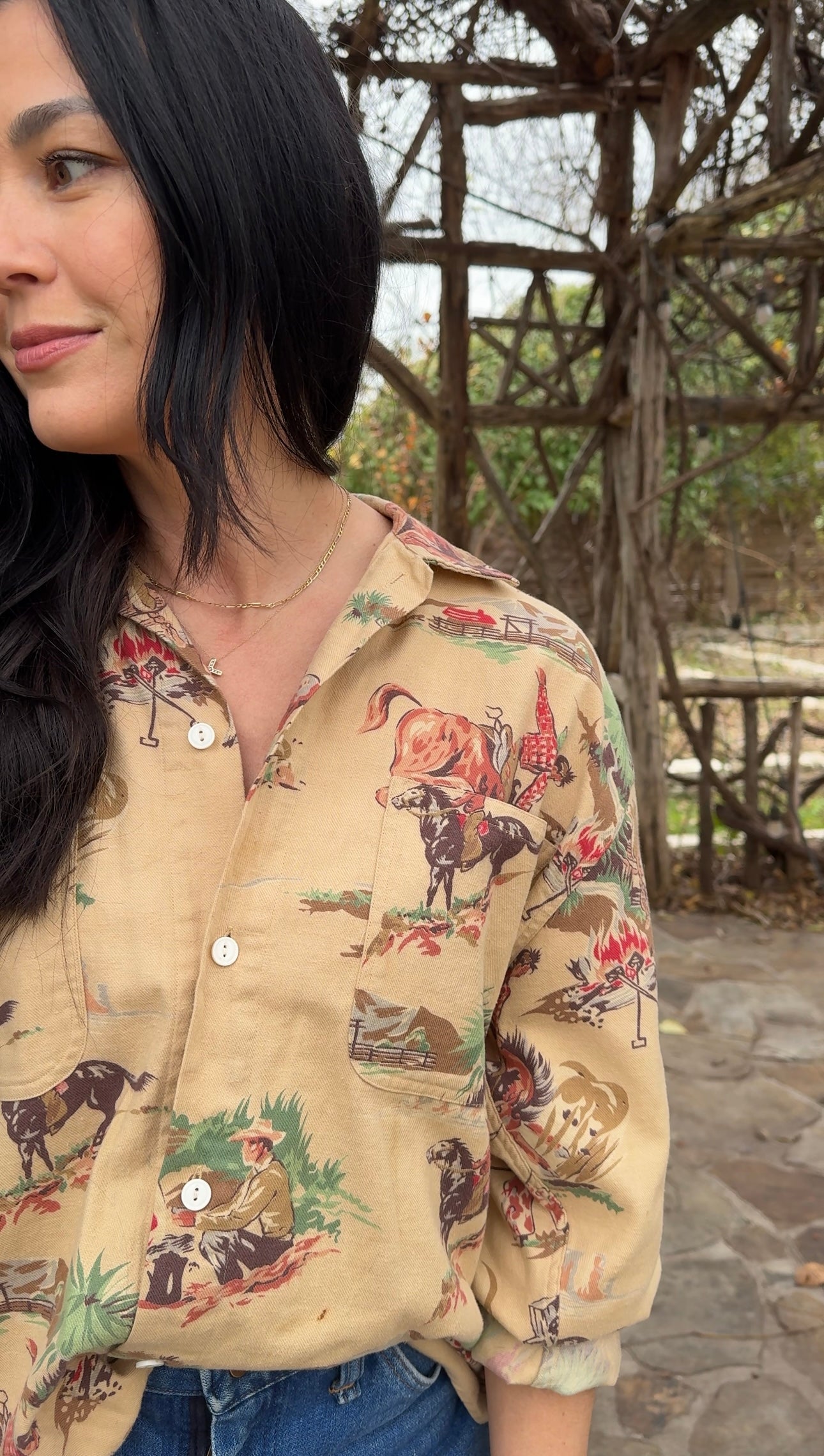 Ralph Lauren Western Print Shirt