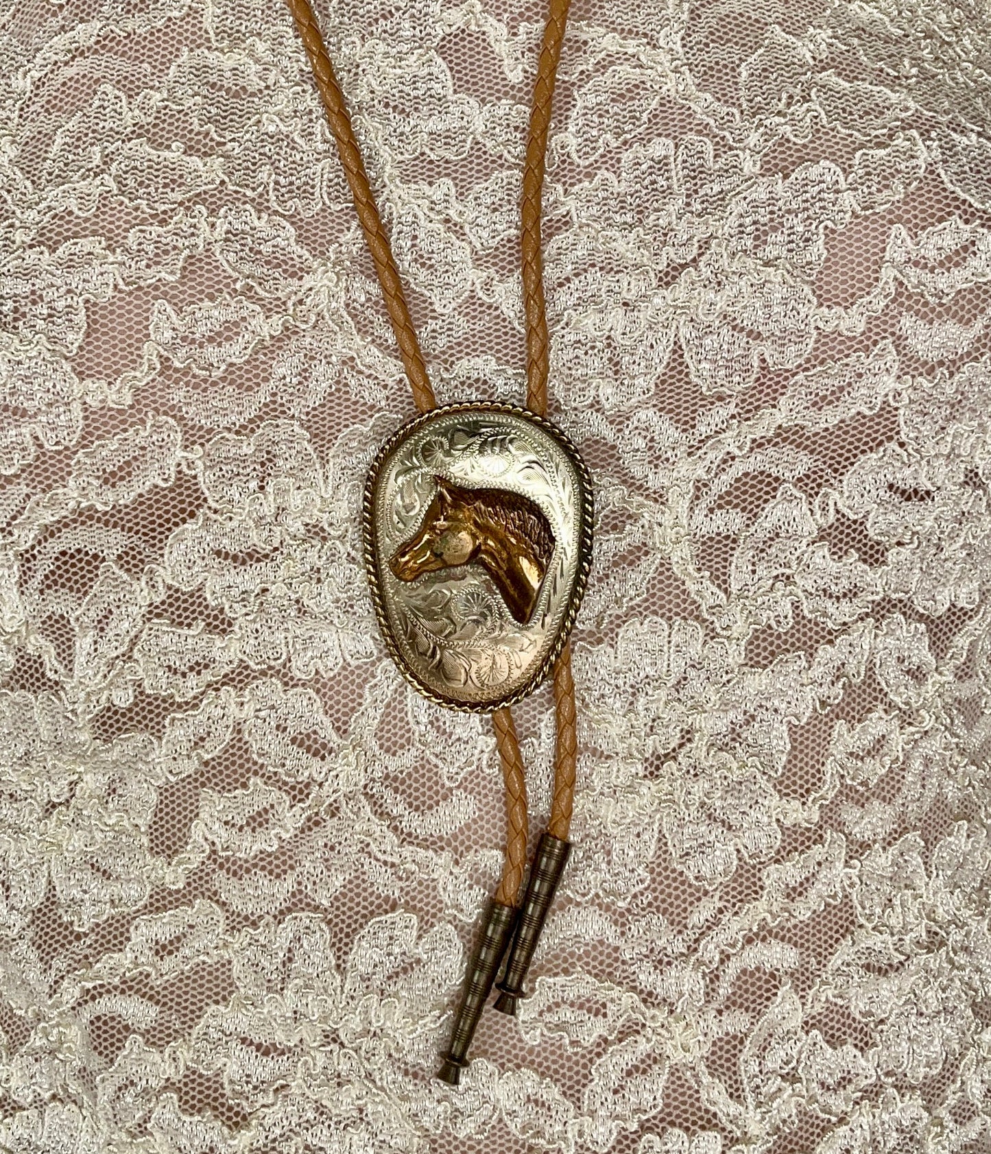 Lux & Luz Sterling Horse Bolo