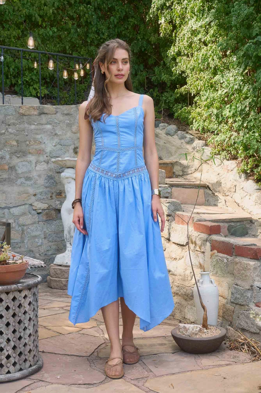 Moon River Blue Dress