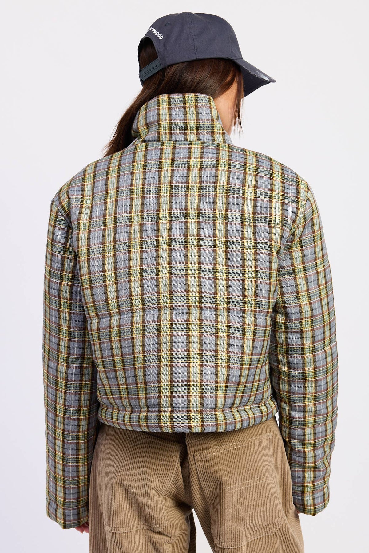 Ari plaid puffer jacket