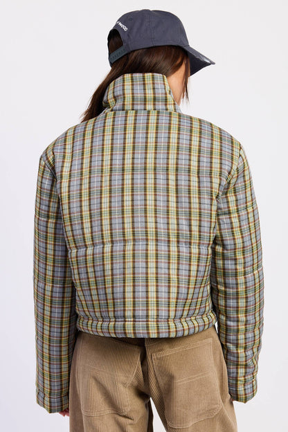 Ari plaid puffer jacket