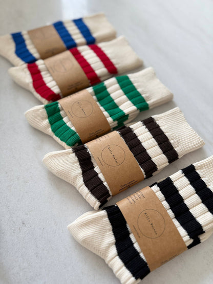 Billy Bamboo Color Stripe High Socks