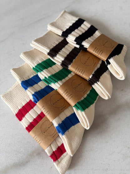Billy Bamboo Color Stripe High Socks