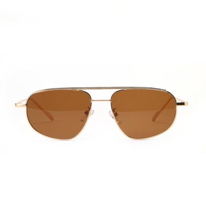 The Sabrina - Espresso - Vintage-Inspired Aviator sunglass