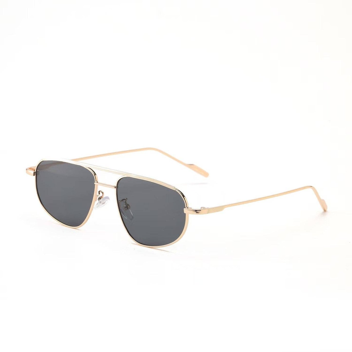 The Sabrina - Smoke - Vintage-Inspired Aviator Sunglasses