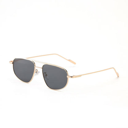 The Sabrina - Smoke - Vintage-Inspired Aviator Sunglasses