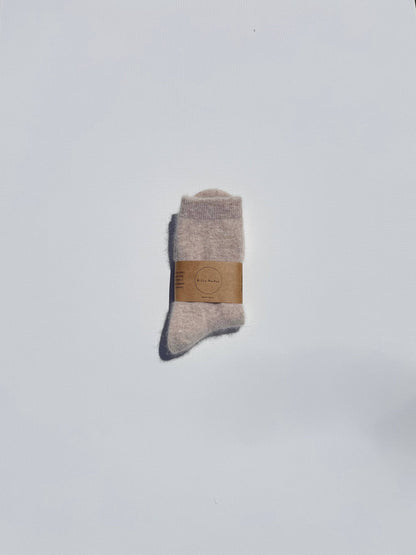 Billy Bamboo Fluff Angora Socks - neutral