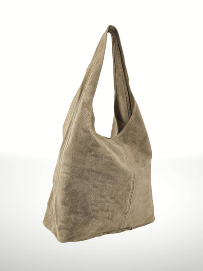Silvia Suede Leather Shoulder Bag