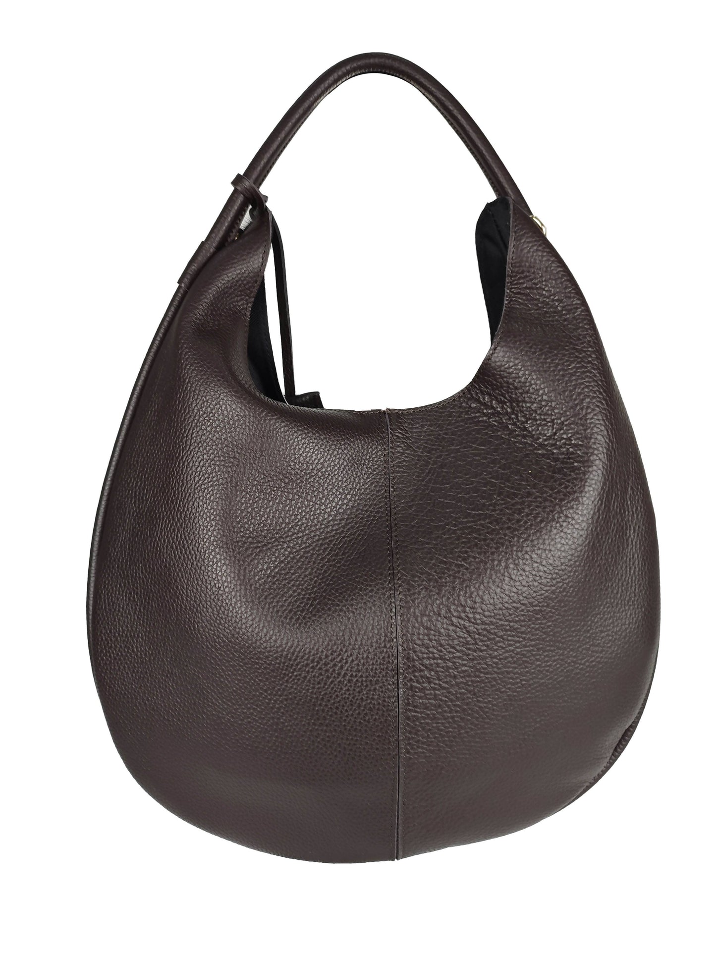 Shoulder bag in pony hair and leather