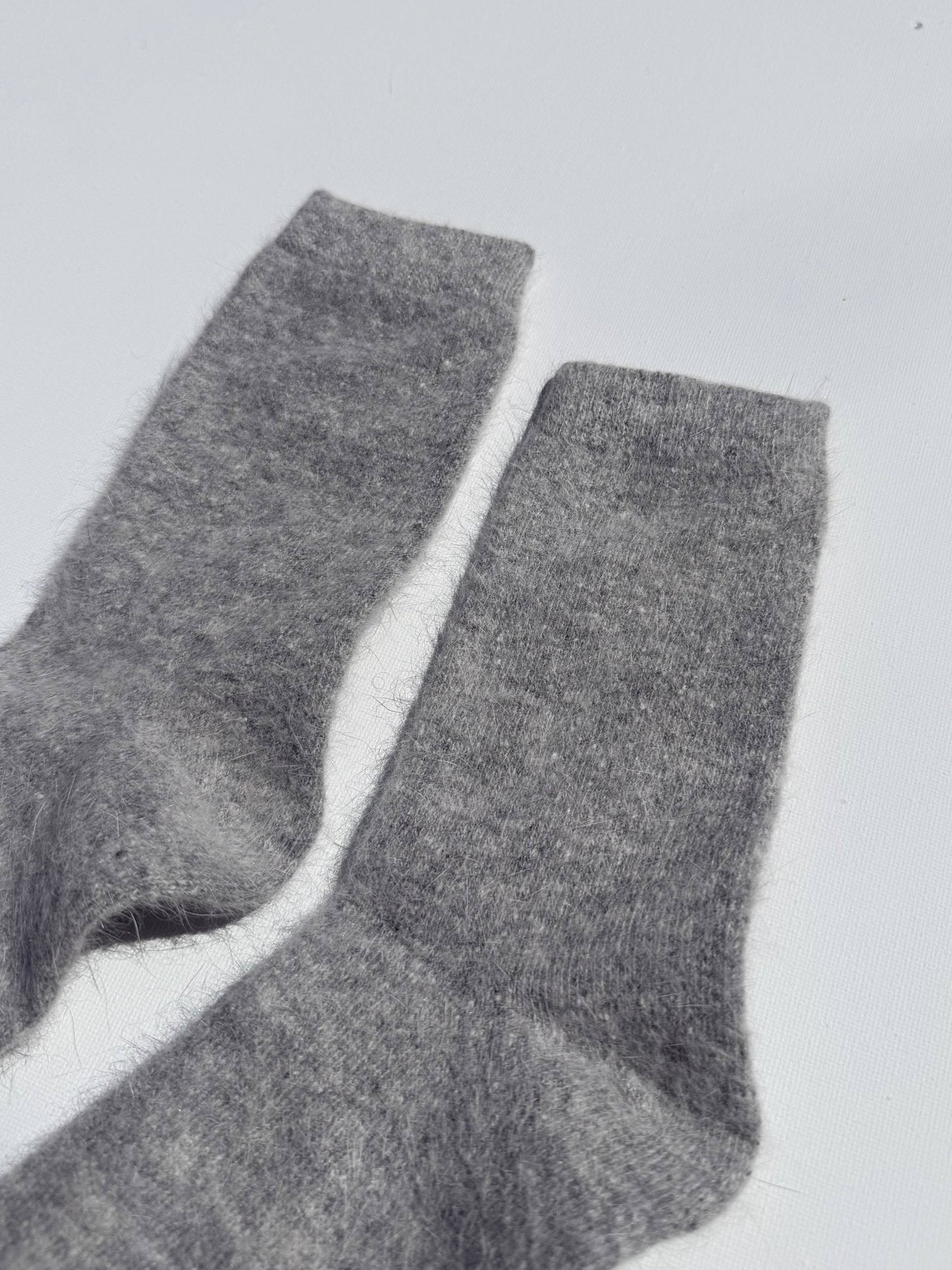 Billy Bamboo Fluff Angora Socks - neutral