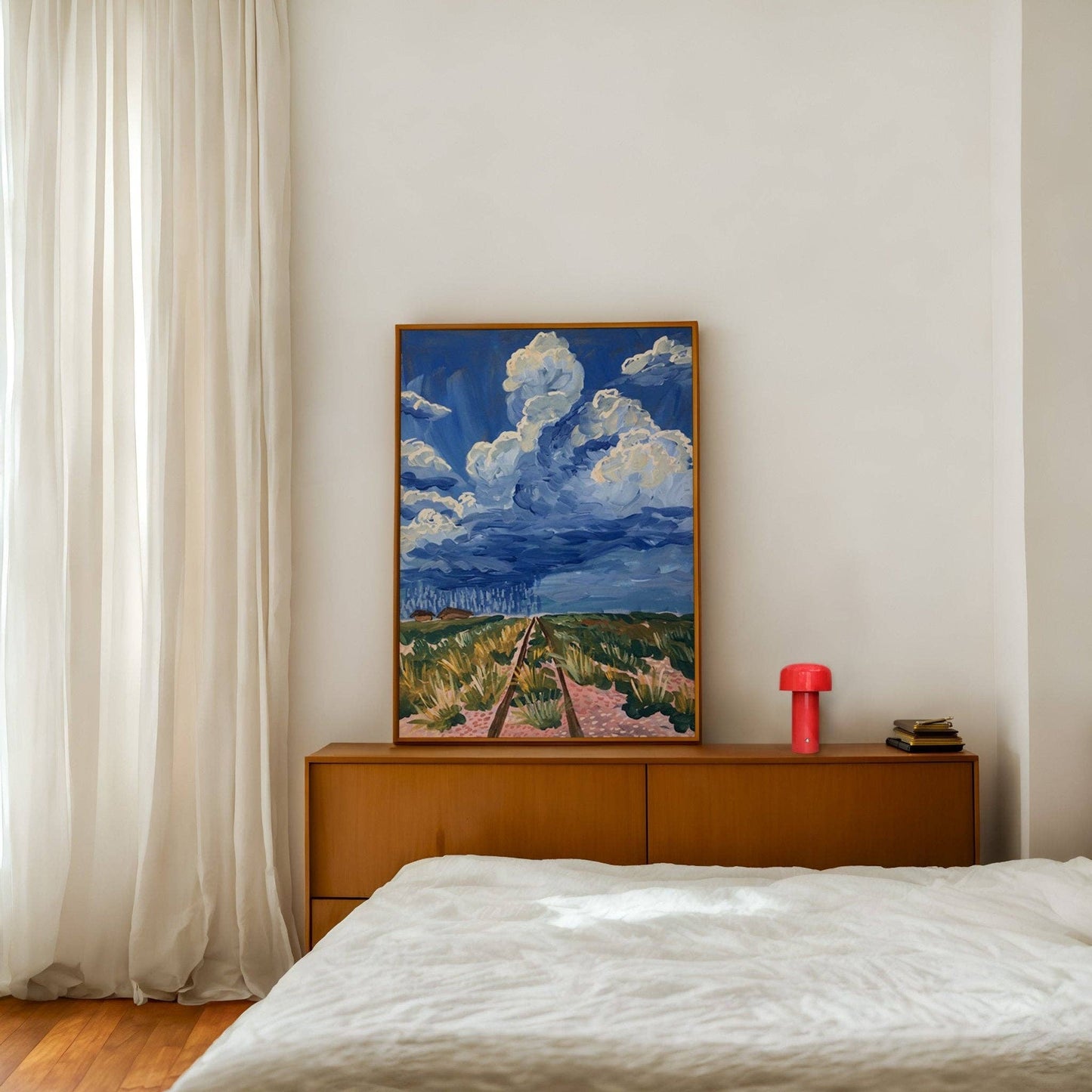 West Texas Rain Clouds Landscape Print