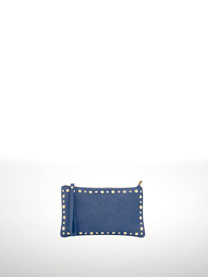 Uniles suede leather handbag
