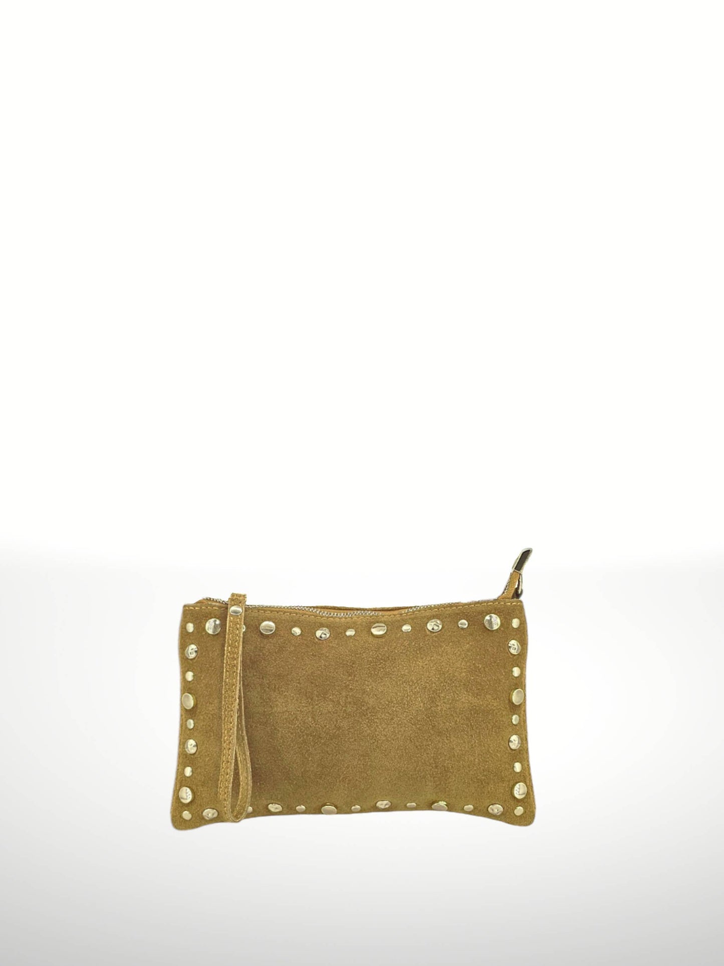 Uniles suede leather handbag