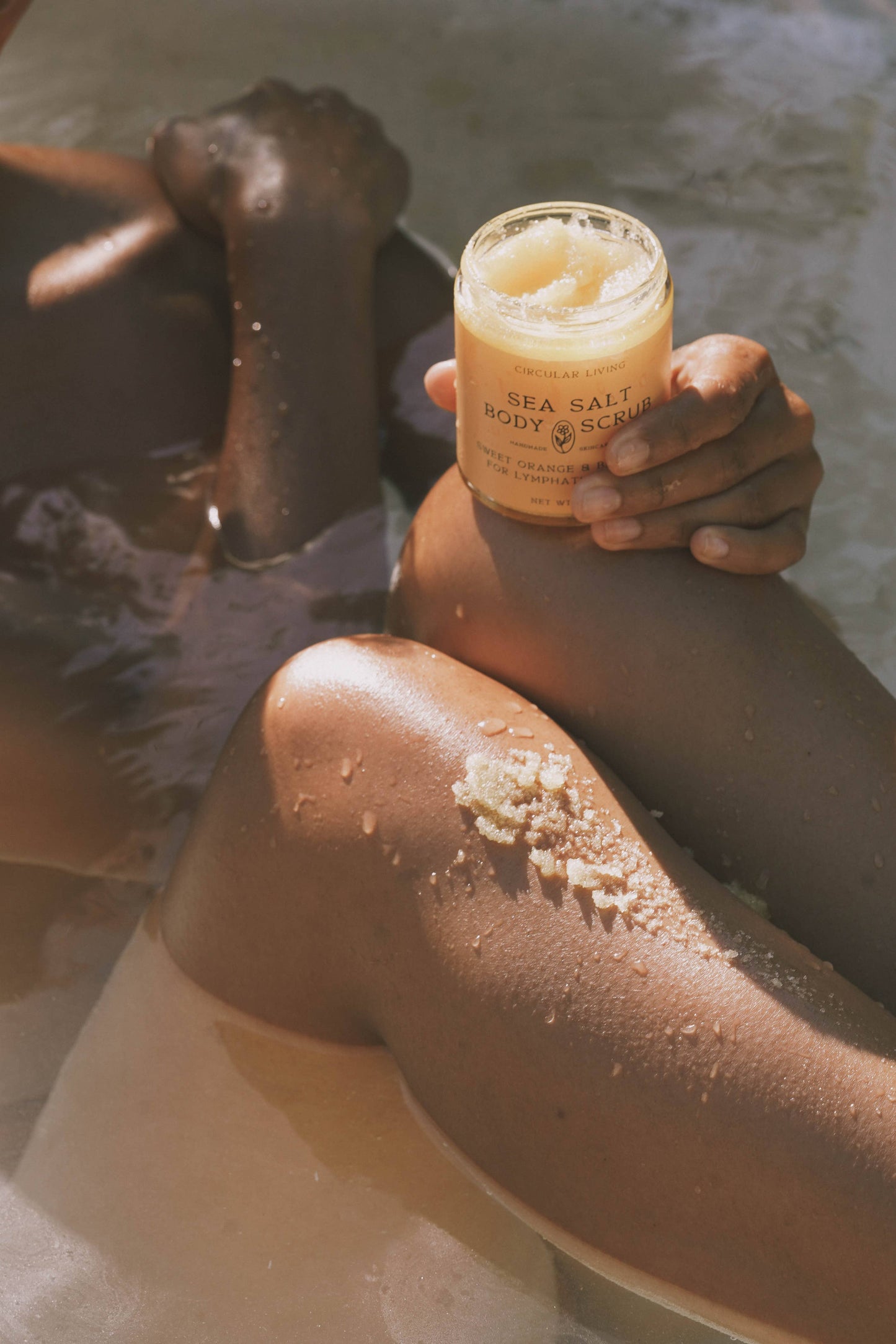 Sea Salt Body Scrub, Sweet Orange & Bergamot