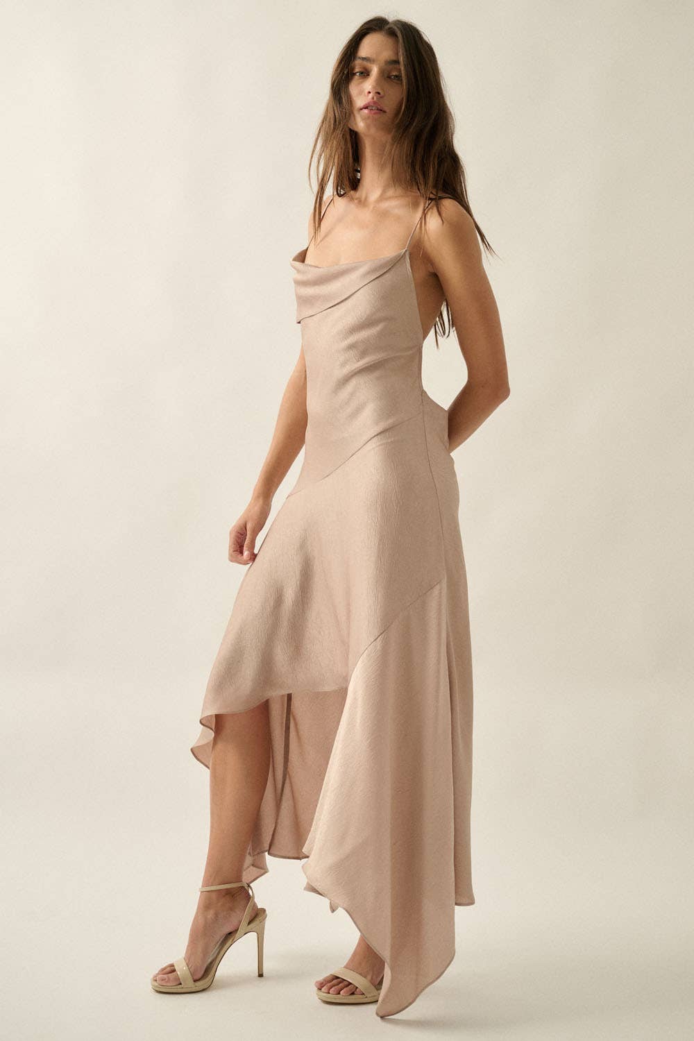 Veronica Satin Maxi Dress