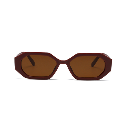The Harley - Burgundy Sunglasses