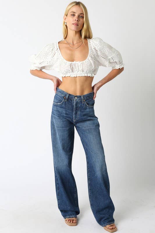 Eden Crop Blouse