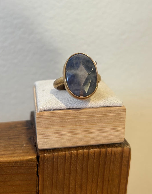 Lux & Luz Blue Gemstone Ring