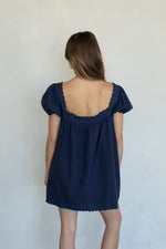 Lydia Puff Sleeve Cotton Dress
