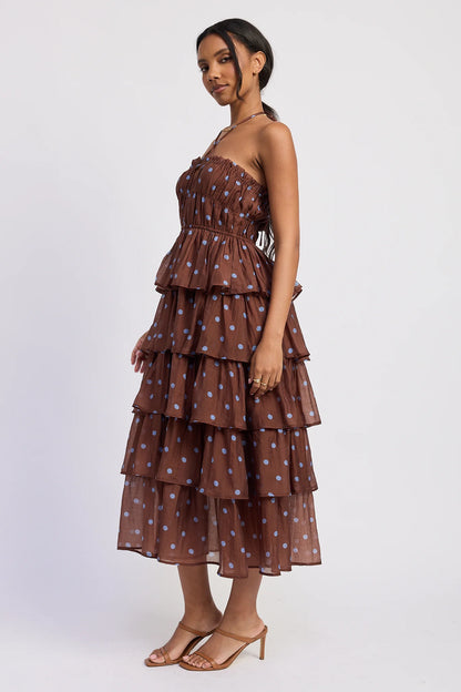 Maribel Tiered Ruffle Maxi Dress