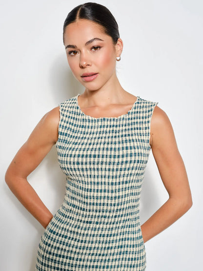 Nova Smocked Midi Dress