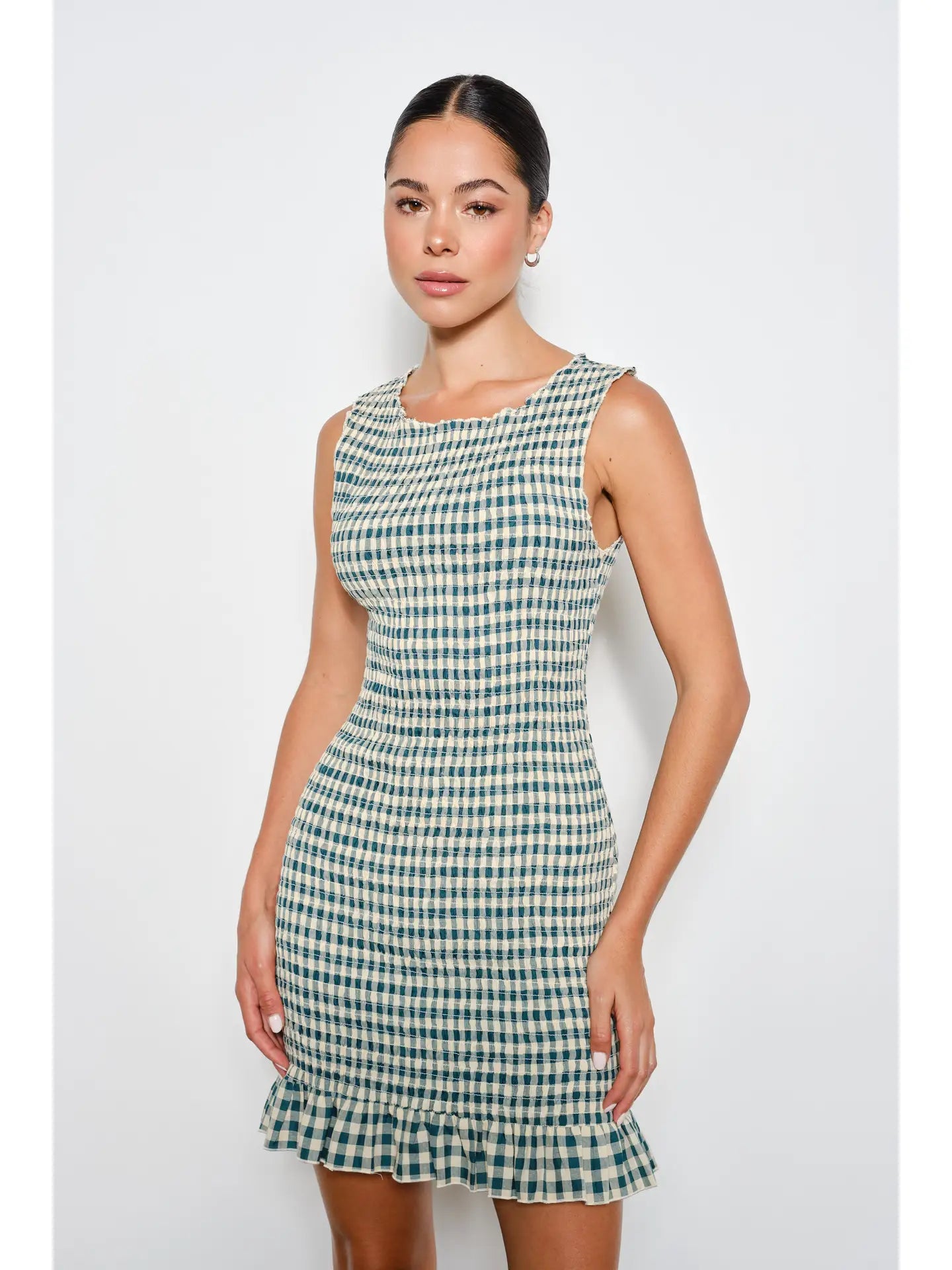 Nova Smocked Midi Dress